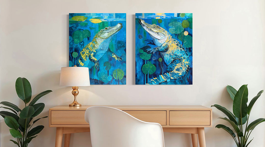 The Secret to Choosing the Right Size Wildlife Painting for Your Home