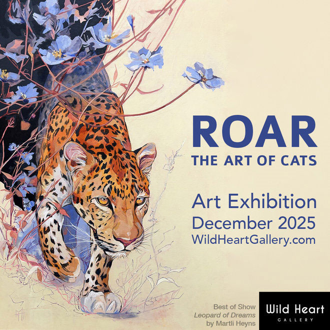 Best of Show in the International ROAR, the Art of Cats 2025 virtual exhibition